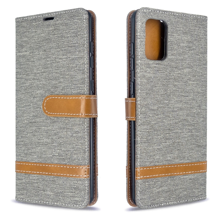 Color Matching Denim Texture Horizontal Flip PU Leather Case with Holder & Card Slots & Wallet & Lanyard, For Galaxy S20 Ultra, For Galaxy A71