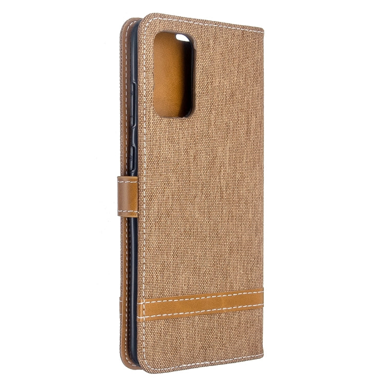 Color Matching Denim Texture Horizontal Flip PU Leather Case with Holder & Card Slots & Wallet & Lanyard, For Galaxy S20 Ultra, For Galaxy A71