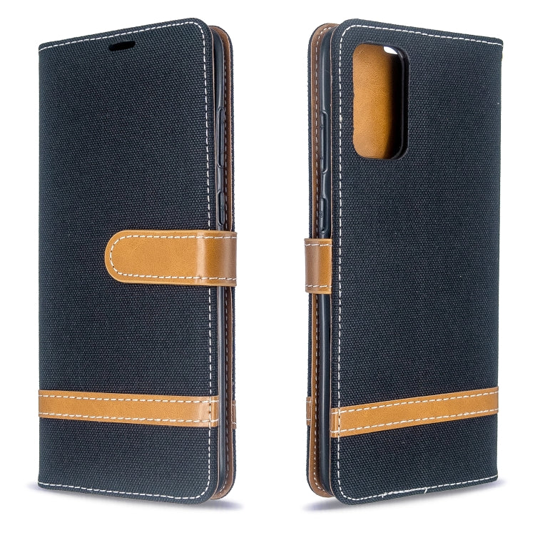 Color Matching Denim Texture Horizontal Flip PU Leather Case with Holder & Card Slots & Wallet & Lanyard, For Galaxy S20 Ultra, For Galaxy A71