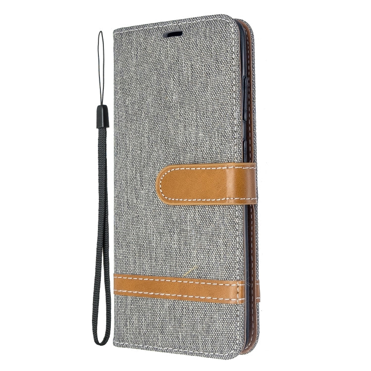 Color Matching Denim Texture Horizontal Flip PU Leather Case with Holder & Card Slots & Wallet & Lanyard, For Galaxy S20, For Galaxy A51