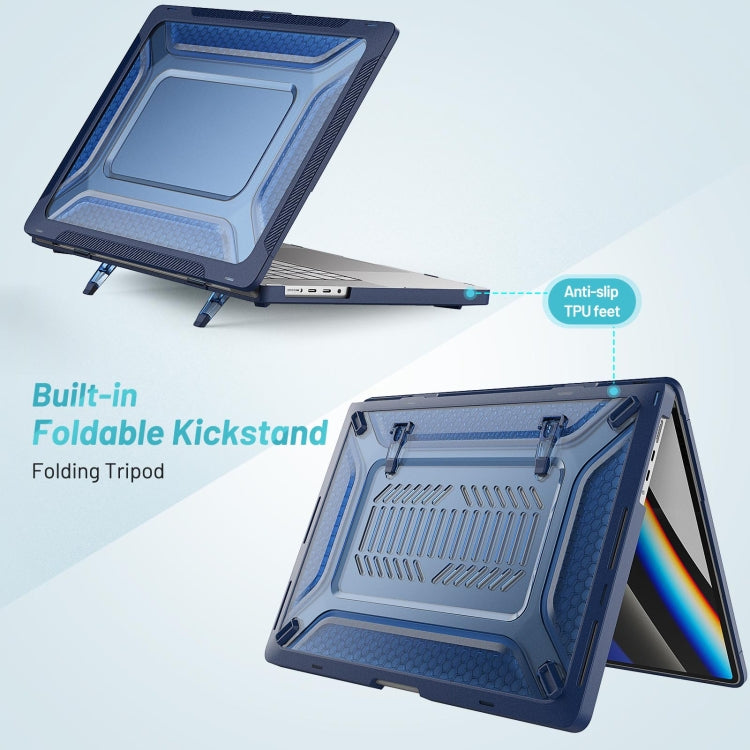 PC + TPU Honeycomb Laptop Protective Case, For MacBook Pro 16.2 inch A2485 2021