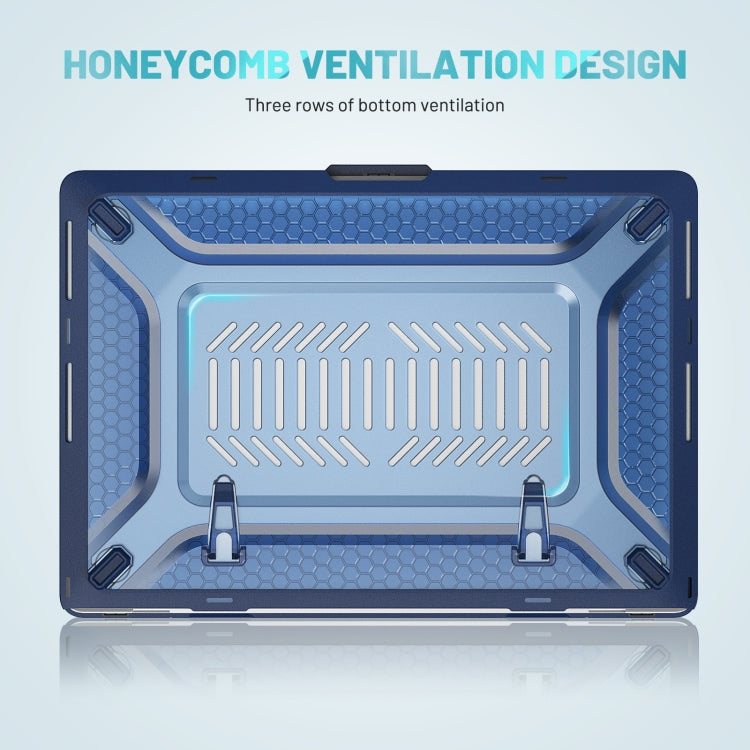 PC + TPU Honeycomb Laptop Protective Case, For MacBook Pro 16.2 inch A2485 2021