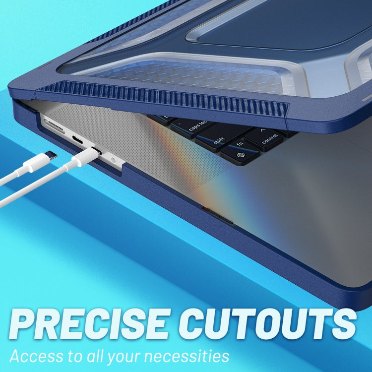 Coque de protection en nid d'abeille PC + TPU pour MacBook Pro 16,2 pouces A2485 2021