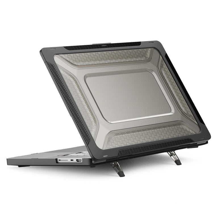 Coque de protection en nid d'abeille PC + TPU pour MacBook Pro 16,2 pouces A2485 2021