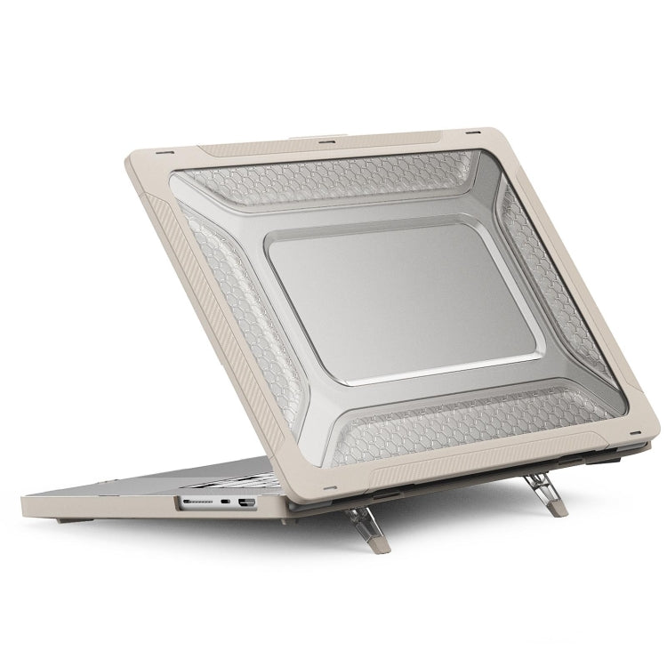 Coque de protection en nid d'abeille PC + TPU pour MacBook Pro 16,2 pouces A2485 2021