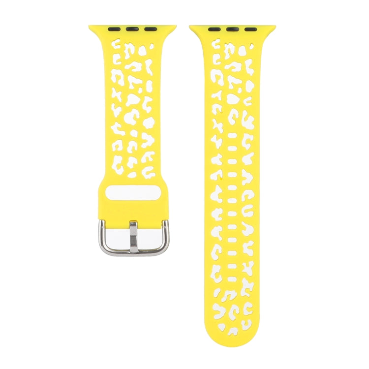 Hollow Out Silicone Watchband For Apple Watch Series, 7 41mm / 6&SE&5&4 40mm / 3&2&1 38mm
