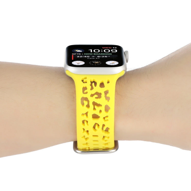 Hollow Out Silicone Watchband For Apple Watch Series, 7 41mm / 6&SE&5&4 40mm / 3&2&1 38mm
