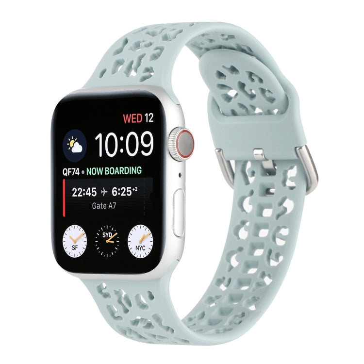 Hollow Out Silicone Watchband For Apple Watch Series, 7 41mm / 6&SE&5&4 40mm / 3&2&1 38mm
