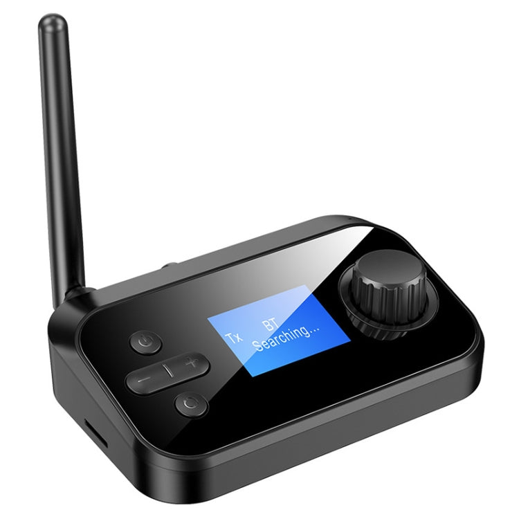 Adaptateur récepteur/émetteur audio Bluetooth 5.0 3 en 1 à fibre optique C41 avec écran LCD