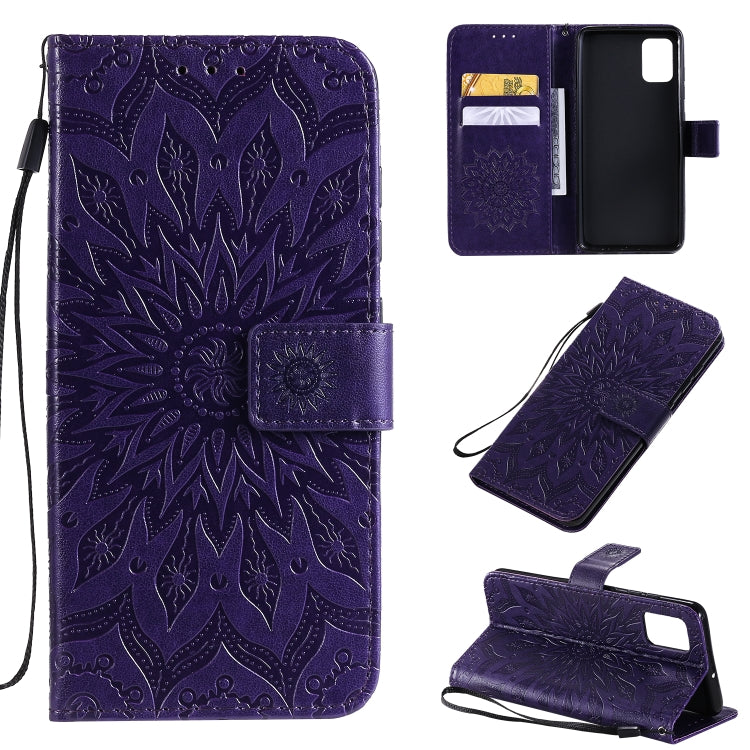 Sun Print Horizontal Flip Protective Case with Holder & Card Slots & Wallet, For Galaxy A51, For Galaxy A71, For Galaxy S20 Ultra