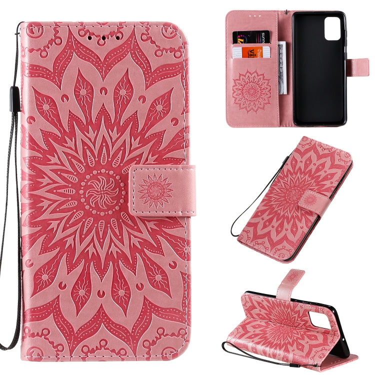 Sun Print Horizontal Flip Protective Case with Holder & Card Slots & Wallet, For Galaxy A51, For Galaxy A71, For Galaxy S20 Ultra