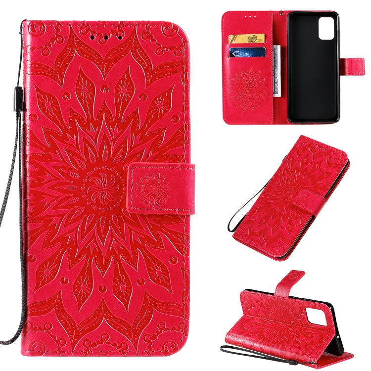 Sun Print Horizontal Flip Protective Case with Holder & Card Slots & Wallet, For Galaxy A51, For Galaxy A71, For Galaxy S20 Ultra