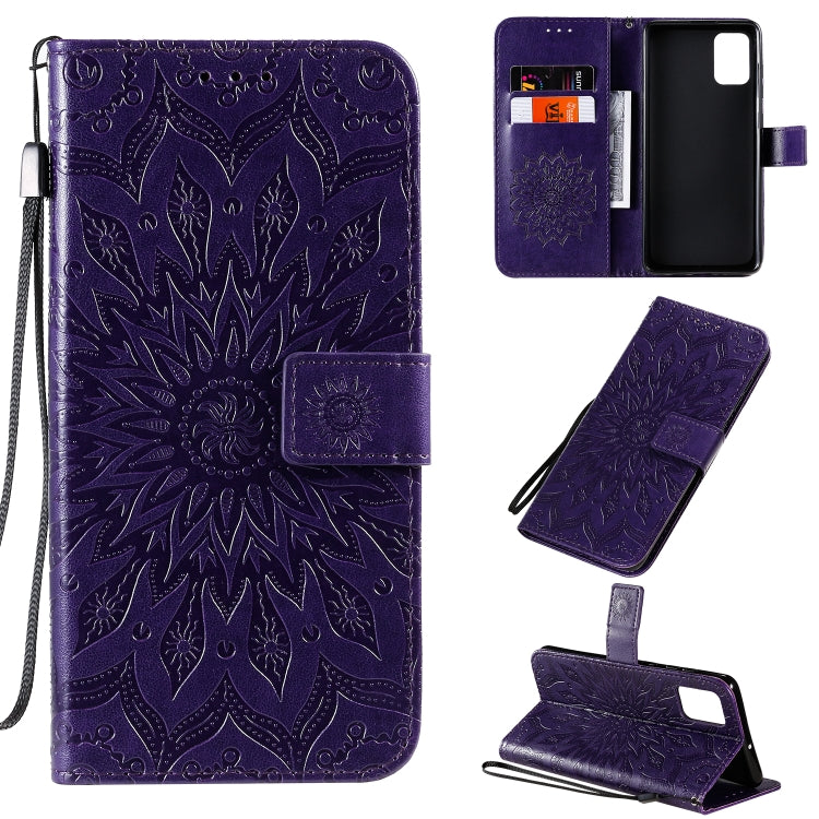 Sun Print Horizontal Flip Protective Case with Holder & Card Slots & Wallet, For Galaxy A51, For Galaxy A71, For Galaxy S20 Ultra