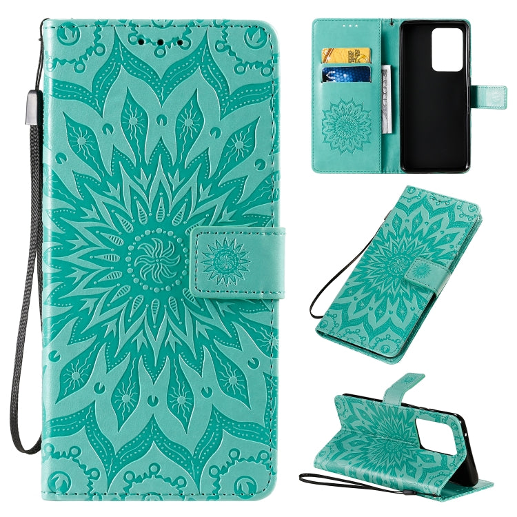 Sun Print Horizontal Flip Protective Case with Holder & Card Slots & Wallet, For Galaxy A51, For Galaxy A71, For Galaxy S20 Ultra