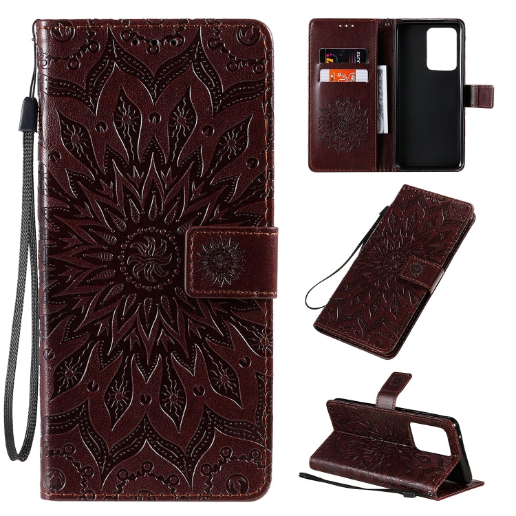 Sun Print Horizontal Flip Protective Case with Holder & Card Slots & Wallet, For Galaxy A51, For Galaxy A71, For Galaxy S20 Ultra