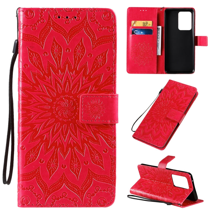 Sun Print Horizontal Flip Protective Case with Holder & Card Slots & Wallet, For Galaxy A51, For Galaxy A71, For Galaxy S20 Ultra