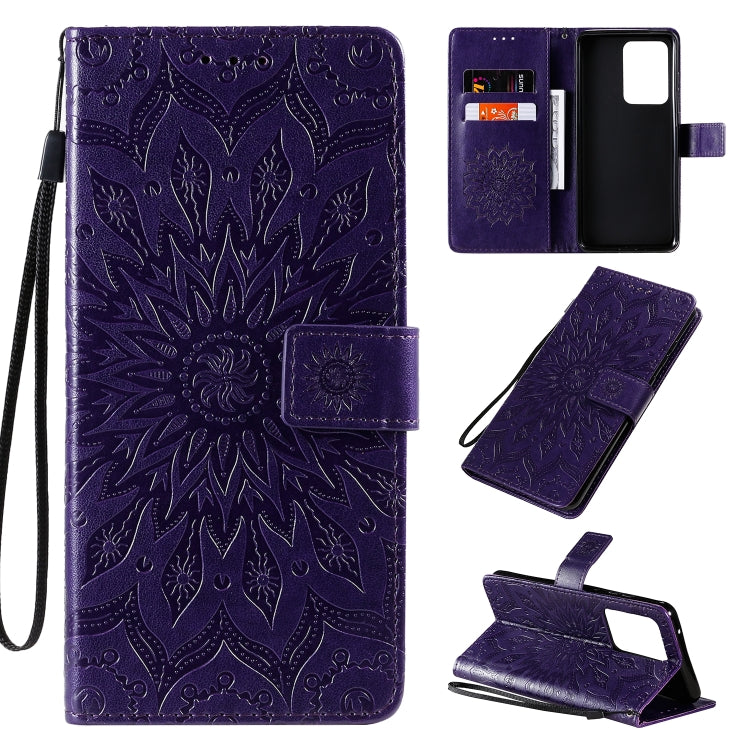Sun Print Horizontal Flip Protective Case with Holder & Card Slots & Wallet, For Galaxy A51, For Galaxy A71, For Galaxy S20 Ultra