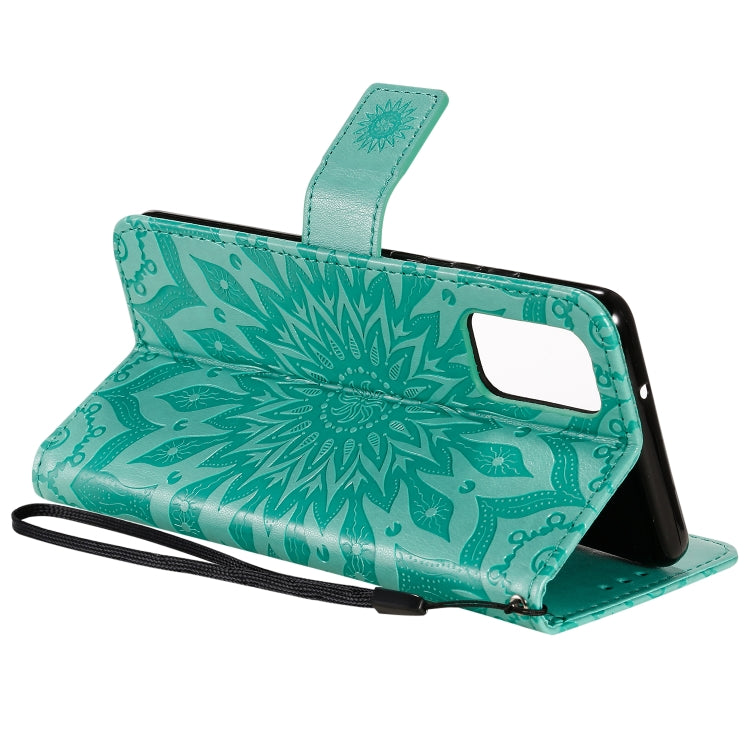 Sun Print Horizontal Flip Protective Case with Holder & Card Slots & Wallet, For Galaxy S20+, For Galaxy S20