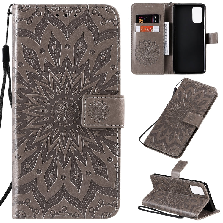 Sun Print Horizontal Flip Protective Case with Holder & Card Slots & Wallet, For Galaxy S20+, For Galaxy S20