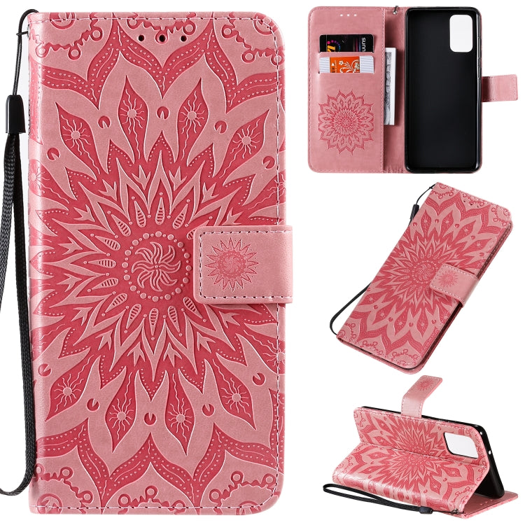 Sun Print Horizontal Flip Protective Case with Holder & Card Slots & Wallet, For Galaxy S20+, For Galaxy S20