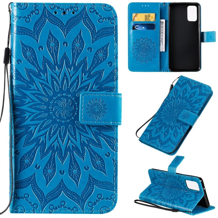 Sun Print Horizontal Flip Protective Case with Holder & Card Slots & Wallet, For Galaxy S20+, For Galaxy S20
