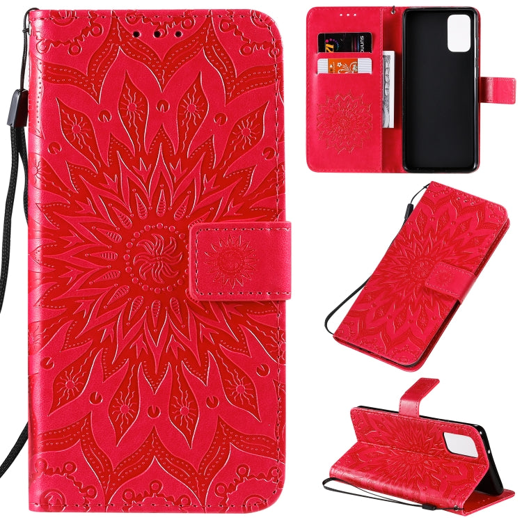 Sun Print Horizontal Flip Protective Case with Holder & Card Slots & Wallet, For Galaxy S20+, For Galaxy S20