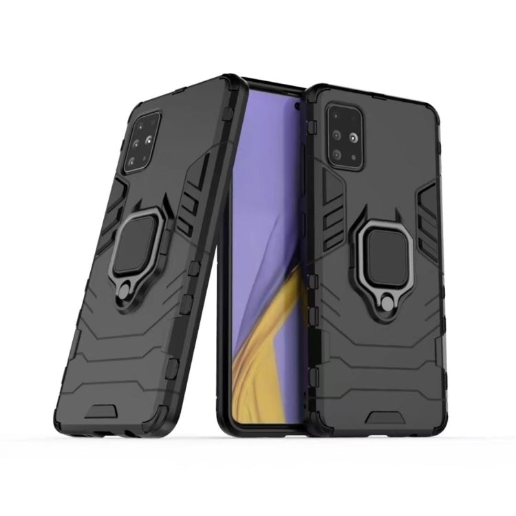 PC + TPU Shockproof Protective Case with Magnetic Ring Holder, For Xiaomi Redmi K30, For Galaxy A51