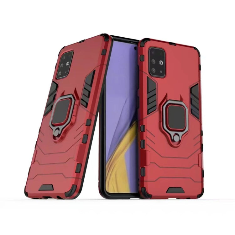 PC + TPU Shockproof Protective Case with Magnetic Ring Holder, For Xiaomi Redmi K30, For Galaxy A51