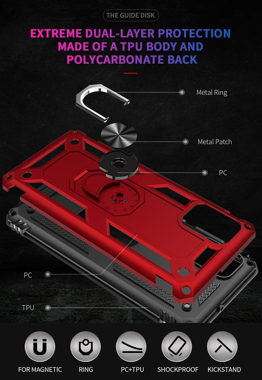 Shockproof Galaxy S20 Ultra case with reinforced corners and impact absorption