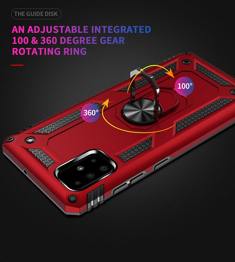 Shockproof TPU + PC Protective Case with 360 Degree Rotating Holder, For Galaxy A51, For  Galaxy A71, For Galaxy S20+, For Galaxy S20, For Galaxy S20 Ultra