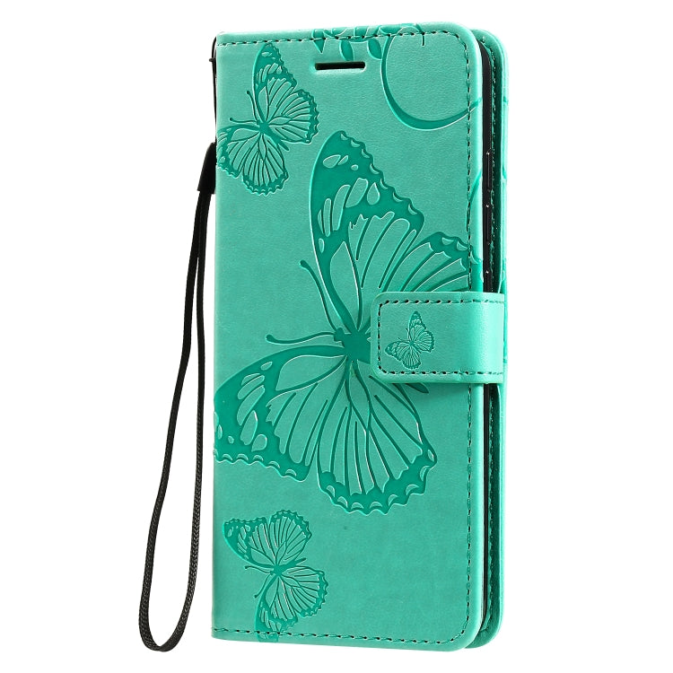 Pressed Printing Butterfly Pattern Horizontal Flip PU Leather Case with Holder & Card Slots & Wallet & Lanyard, For LG K20, For LG K30, For LG K40s