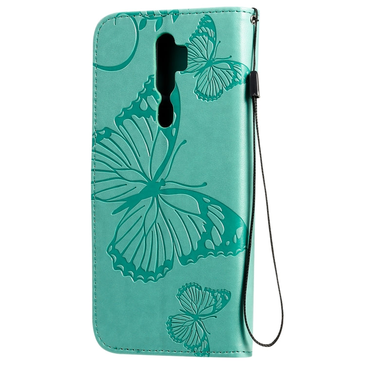 Pressed Printing Butterfly Pattern Horizontal Flip PU Leather Case with Holder & Card Slots & Wallet & Lanyard, For OPPO A9, For OPPO A5, For OPPO F11