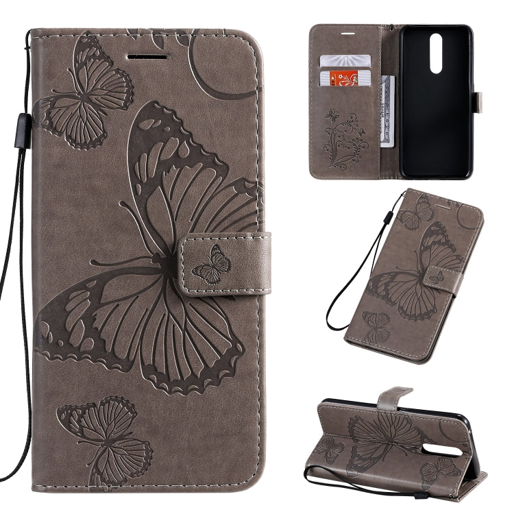 Pressed Printing Butterfly Pattern Horizontal Flip PU Leather Case with Holder & Card Slots & Wallet & Lanyard, For OPPO A9, For OPPO A5, For OPPO F11