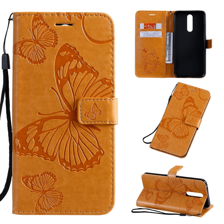 Pressed Printing Butterfly Pattern Horizontal Flip PU Leather Case with Holder & Card Slots & Wallet & Lanyard, For OPPO A9, For OPPO A5, For OPPO F11