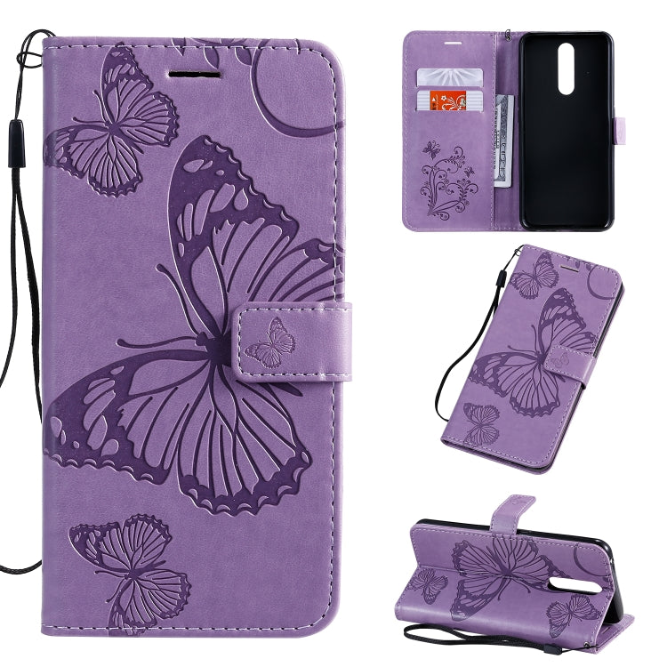Pressed Printing Butterfly Pattern Horizontal Flip PU Leather Case with Holder & Card Slots & Wallet & Lanyard, For OPPO A9, For OPPO A5, For OPPO F11