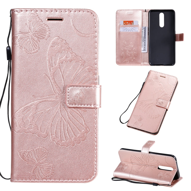Pressed Printing Butterfly Pattern Horizontal Flip PU Leather Case with Holder & Card Slots & Wallet & Lanyard, For OPPO A9, For OPPO A5, For OPPO F11