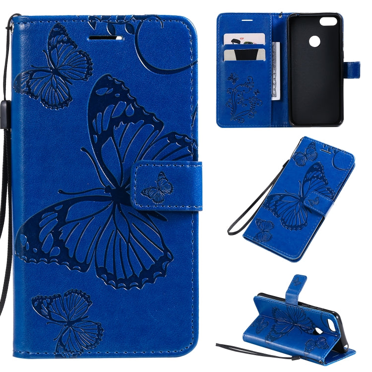 Pressed Printing Butterfly Pattern Horizontal Flip PU Leather Case with Holder & Card Slots & Wallet & Lanyard, For Motorola E6 Play, For Motorola G8 Plus, For Motorola G8 / One Macro