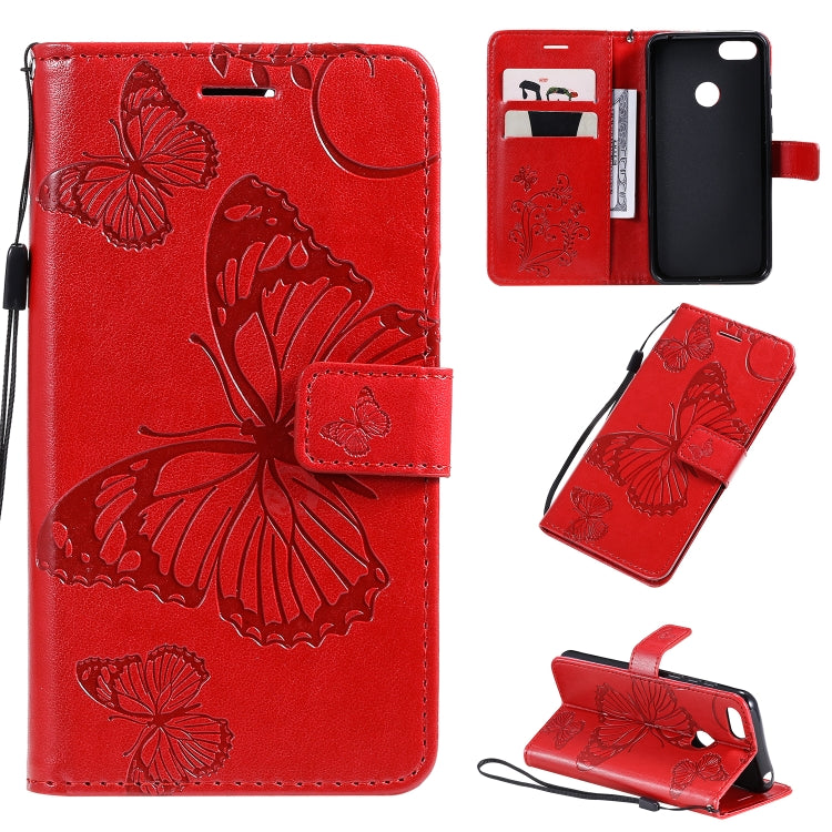 Pressed Printing Butterfly Pattern Horizontal Flip PU Leather Case with Holder & Card Slots & Wallet & Lanyard, For Motorola E6 Play, For Motorola G8 Plus, For Motorola G8 / One Macro