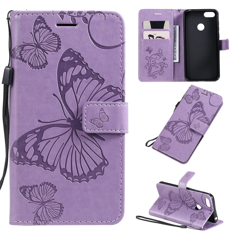 Pressed Printing Butterfly Pattern Horizontal Flip PU Leather Case with Holder & Card Slots & Wallet & Lanyard, For Motorola E6 Play, For Motorola G8 Plus, For Motorola G8 / One Macro
