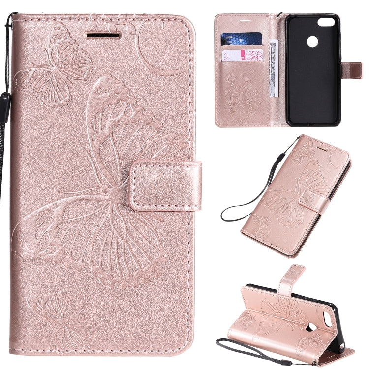 Pressed Printing Butterfly Pattern Horizontal Flip PU Leather Case with Holder & Card Slots & Wallet & Lanyard, For Motorola E6 Play, For Motorola G8 Plus, For Motorola G8 / One Macro