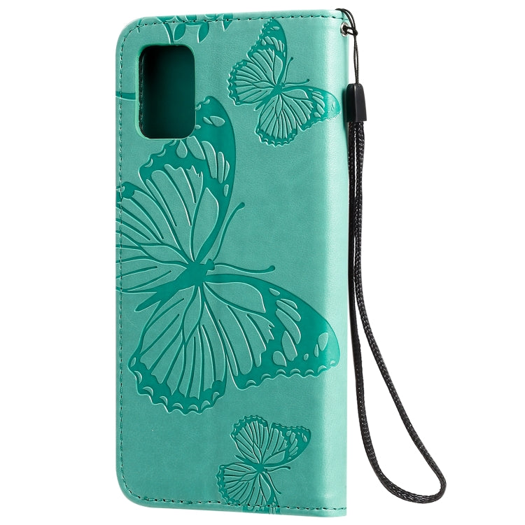 Pressed Printing Butterfly Pattern Horizontal Flip PU Leather Case with Holder & Card Slots & Wallet & Lanyard, For Galaxy A51, For Galaxy A71, For Galaxy S20+