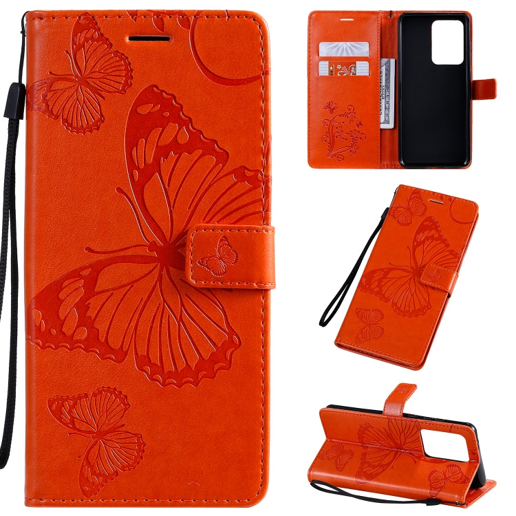 Pressed Printing Butterfly Pattern Horizontal Flip PU Leather Case with Holder & Card Slots & Wallet & Lanyard, For Galaxy A51, For Galaxy A71, For Galaxy S20+