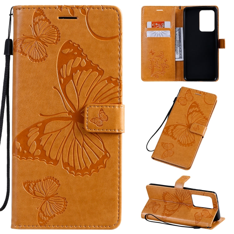 Pressed Printing Butterfly Pattern Horizontal Flip PU Leather Case with Holder & Card Slots & Wallet & Lanyard, For Galaxy A51, For Galaxy A71, For Galaxy S20+