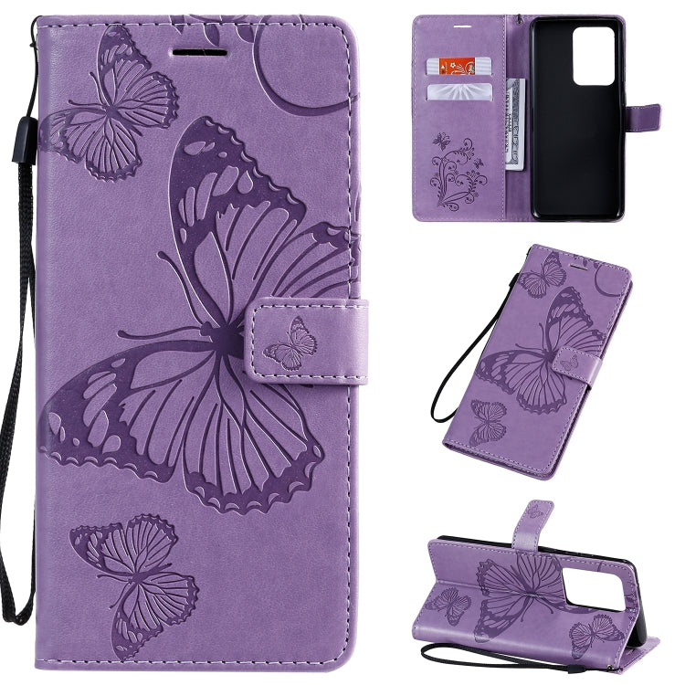 Pressed Printing Butterfly Pattern Horizontal Flip PU Leather Case with Holder & Card Slots & Wallet & Lanyard, For Galaxy A51, For Galaxy A71, For Galaxy S20+