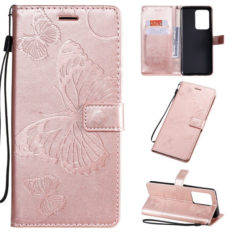 Pressed Printing Butterfly Pattern Horizontal Flip PU Leather Case with Holder & Card Slots & Wallet & Lanyard, For Galaxy A51, For Galaxy A71, For Galaxy S20+