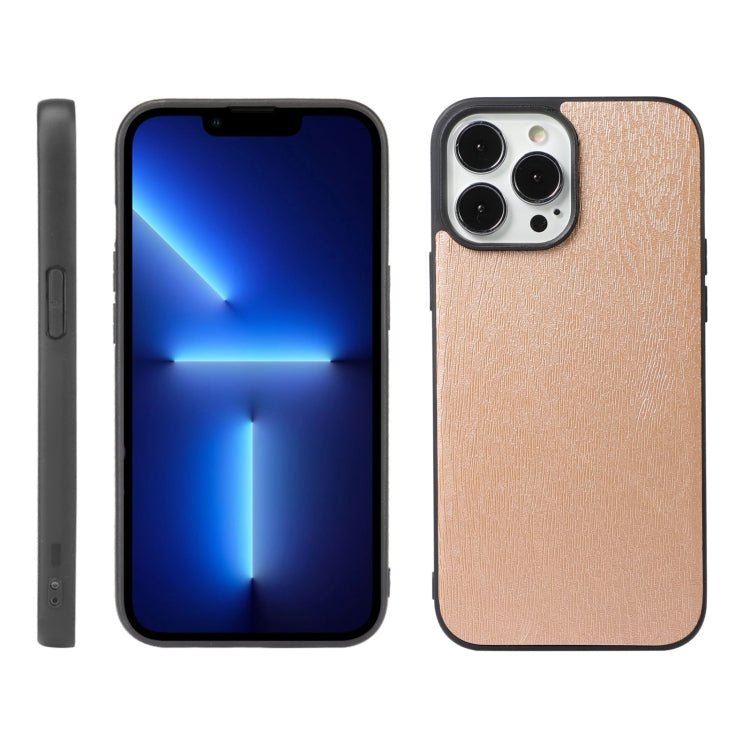 Wood Texture PU Phone Case, For iPhone 13, For iPhone 13 Pro, For iPhone 13 Pro Max