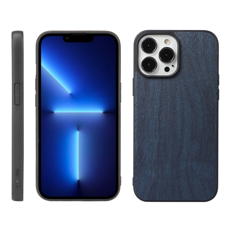 Wood Texture PU Phone Case, For iPhone 13, For iPhone 13 Pro, For iPhone 13 Pro Max