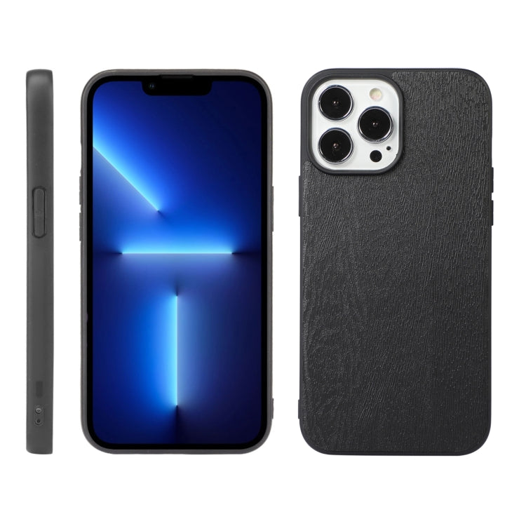 Wood Texture PU Phone Case, For iPhone 13, For iPhone 13 Pro, For iPhone 13 Pro Max