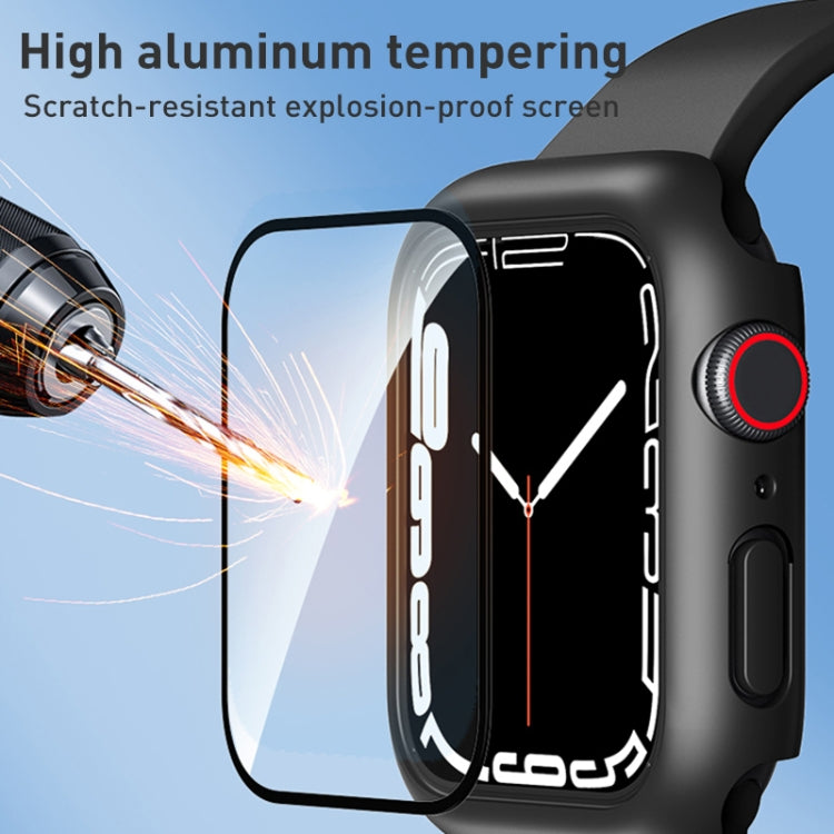 ROCK 2 in 1 PC Frame + Film Protector Case For  Apple Watch Series, 6 & SE & 5 & 4 44mm, 3 & 2 & 1 42mm, 6 & SE & 5 & 4 40mm, 3 & 2 & 1 38mm