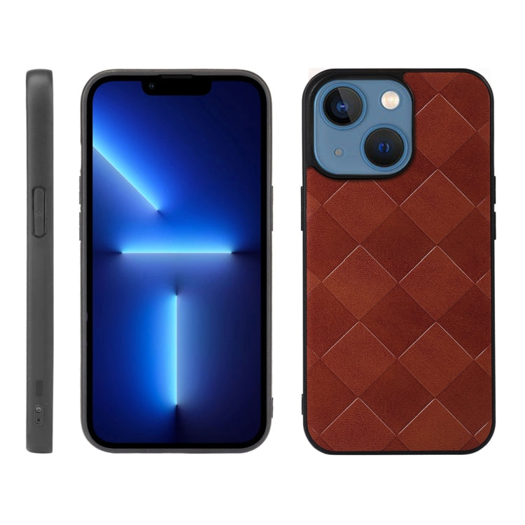 Weave Plaid PU Phone Case, For iPhone 13 mini, For iPhone 12 mini, For iPhone 12 / 12 Pro, For iPhone 12 Pro Max